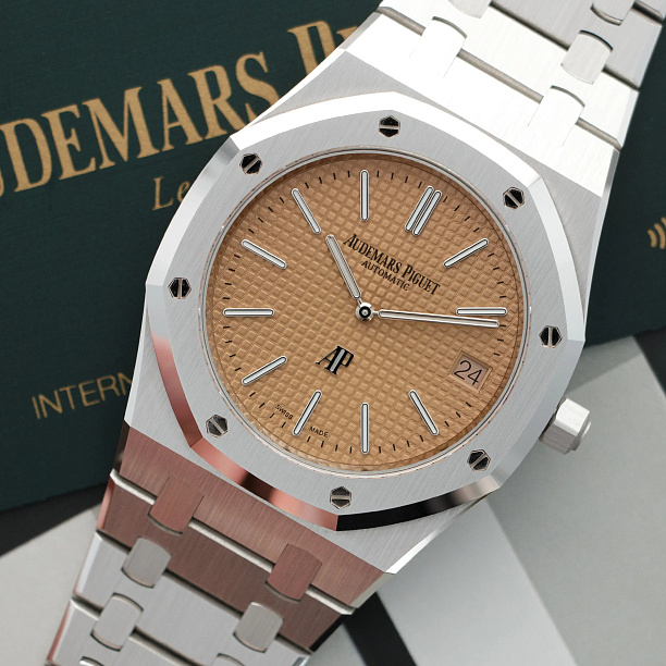  Royal Oak Jumbo Extra Thin Salmon 39 mm 