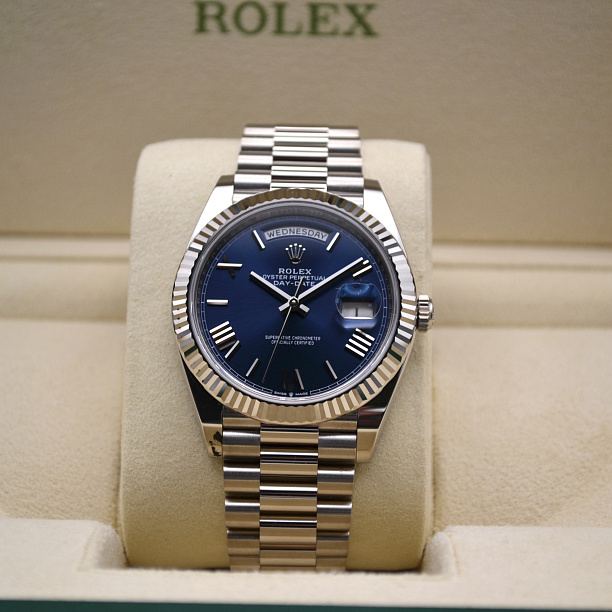  Day-Date Blue Dial 40 mm 
