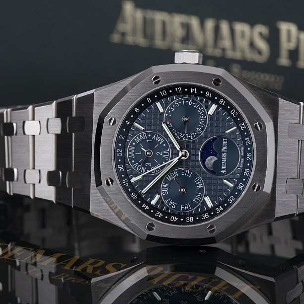  Royal Oak Perpetual Calendar Blue Dial  41mm 