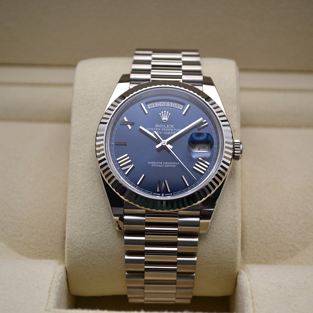  Day-Date Blue Dial 40 mm 