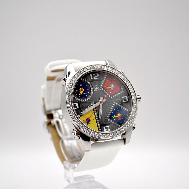 Five Time Zones 40 mm Diamonds 3,25 ct