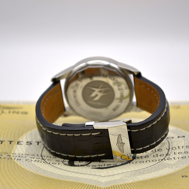  Transocean Day & Date Silver Dial 43 mm 