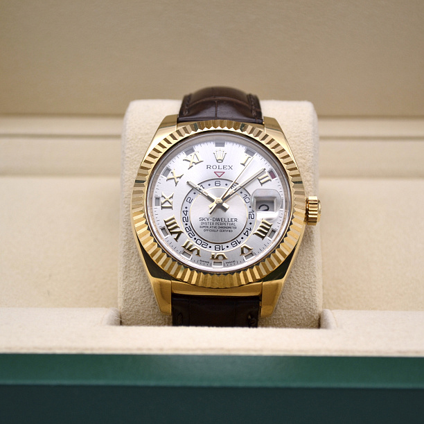 Sky-Dweller Silver Roman Dial 42 mm