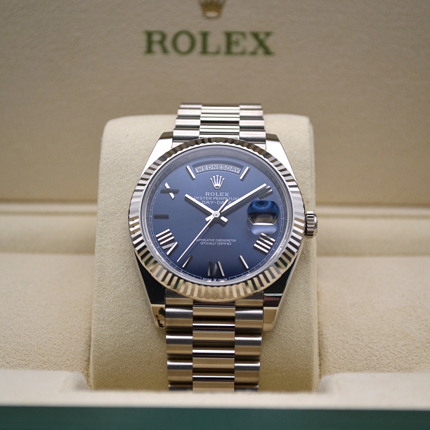  Day-Date Blue Dial 40 mm 