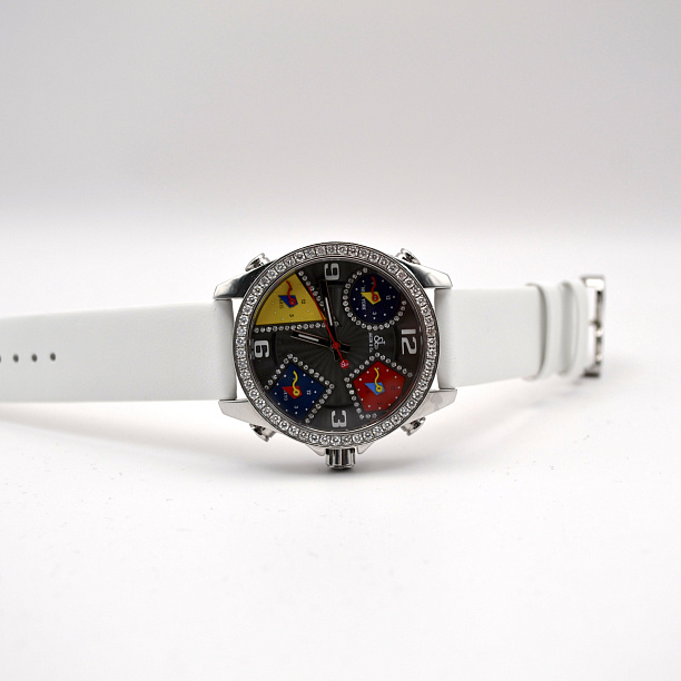 Five Time Zones 40 mm Diamonds 3,25 ct