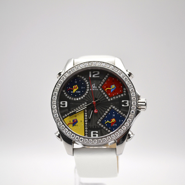 Five Time Zones 40 mm Diamonds 3,25 ct