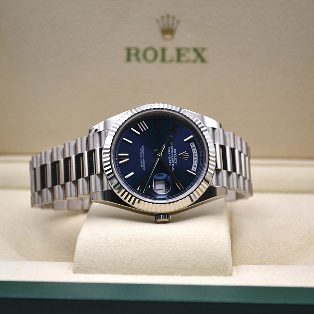  Day-Date Blue Dial 40 mm 